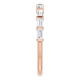 14K Rose 1/3 CTW Diamond Anniversary Band - 1236006064P photo 4