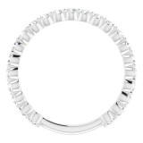 14K White 3/4 CTW Diamond Anniversary Band - 123013601P photo 2