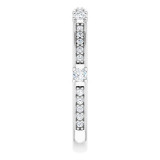 14K White 1/4 CTW Diamond Anniversary Band - 123154600P photo 4