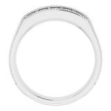 14K White 1/2 CTW Diamond Men's Ring - 1232916014P photo 2