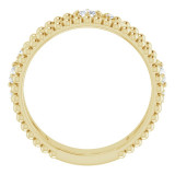 14K Yellow 1/5 CTW Diamond Anniversary Band - 123127601P photo 2