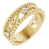 14K Yellow 1/5 CTW Diamond Anniversary Band - 123127601P photo