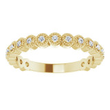 14K Yellow 1/8 CTW Diamond Anniversary Band - 123106601P photo 3