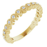 14K Yellow 1/8 CTW Diamond Anniversary Band - 123106601P photo