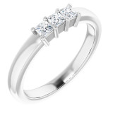 14K White 1/3 CTW Diamond Anniversary Band - 1239756024P photo