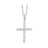 Gems One 14Kt White Gold Diamond (1/10 Ctw) Pendant - HDCR005-4WD photo