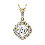 Gems One 14KT Yellow Gold & Diamond Rhythm Of Love Neckwear Pendant  - 1 ctw - ROL1154-4YC photo