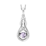 Gems One Silver (SLV 995) Rhythm Of Love Neckwear Pendant - ROL1238CSYAL photo