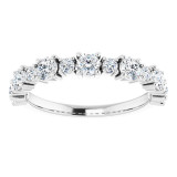 14K White 7/8 CTW Diamond Anniversary Band - 1236296037P photo 3