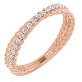 14K Rose 1/5 CTW Diamond Anniversary Band - 122982602P photo