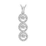 Gems One 14KT White Gold & Diamond Rhythm Of Love Neckwear Pendant   - 3-1/4 ctw - ROL1134-4WC photo