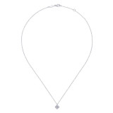 Gabriel & Co. 14k White Gold Lusso Diamond Necklace - NK6082W45JJ photo 2