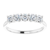 14K White 1/2 CTW Diamond Anniversary Band - 12308060000P photo 3