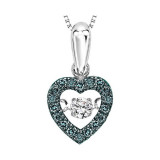 Gems One 14KT White Gold & Diamond Rhythm Of Love Neckwear Pendant  - 1/5 ctw - ROL1021-4WCBL photo