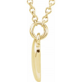 14K Yellow Heart 18 Necklace - 85930100P photo 2