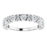 14K White 3/4 CTW Diamond Anniversary Band - 123799600P photo 3