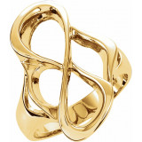 14K Yellow Freeform Ring - 553337238P photo