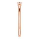 14K Rose 1/8 CTW Diamond Stackable Ring - 124011602P photo 4