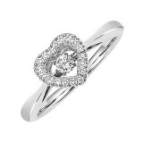 Gems One 10KT White Gold & Diamond Rhythm Of Love Fashion Ring  - 1/5 ctw - ROL1179-1WC photo