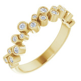 14K Yellow 1/5 CTW Diamond Anniversary Band - 123804601P photo