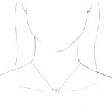 14K White Snake 16-18 Necklace - 86613600P photo 3