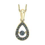 Gems One 14KT Yellow Gold & Diamond Rhythm Of Love Neckwear Pendant  - 1/5 ctw - ROL1023-4YCBL photo