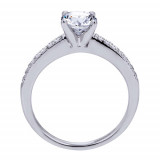 Gabriel & Co. 14k White Gold Contemporary Straight Engagement Ring - ER7973W44JJ photo 2