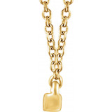 14K Yellow 1/3 CTW Diamond Bar 16-18 Necklace - 65108460003P photo 2
