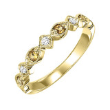 Gems One 10Kt Yellow Gold Diamond (1/20Ctw) & Citrine (1/6 Ctw) Ring - FR1216-1YD photo