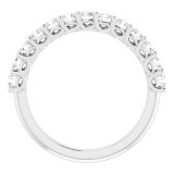 14K White 3/4 CTW Diamond Anniversary Band - 1239736016P photo 2