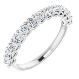 14K White 3/4 CTW Diamond Anniversary Band - 1239736016P photo