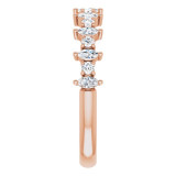 14K Rose 3/8 CTW Diamond Anniversary Band - 1236296012P photo 4