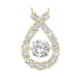 Gems One 14KT Yellow Gold & Diamond Rhythm Of Love Neckwear Pendant  - 3/4 ctw - ROL1138-4YC photo
