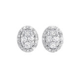 Gems One 14Kt White Gold Diamond (1/2Ctw) Earring - ER10251-4WC photo