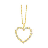 Gems One 14Kt Yellow Gold Diamond (1/8Ctw) Pendant - PD33046-4YD photo