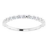 14K White 1/4 CTW Diamond Anniversary Band - 1236756013P photo 3