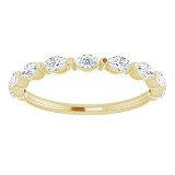 14K Yellow 1/2 CTW Diamond Anniversary Band - 123294605P photo 3