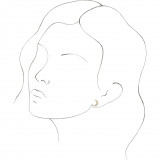 14K Yellow 1/10 CTW Diamond Crescent Moon Earrings - 86941601P photo 3