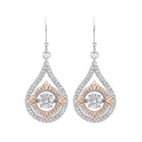 Gems One Silver Cubic Zirconia Earring - ER10153-SS photo