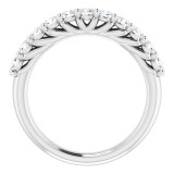 14K White 5/8 CTW Diamond Anniversary Band - 12261460015P photo 2