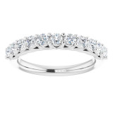 14K White 5/8 CTW Diamond Anniversary Band - 12261460015P photo 3