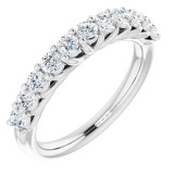 14K White 5/8 CTW Diamond Anniversary Band - 12261460015P photo