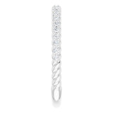 14K White 1/5 CTW Diamond Rope Anniversary Band - 123004600P photo 4