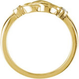 14K Yellow .06 CTW Diamond Knot Ring - 67736121611P photo 2