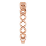 14K Rose Infinity Stackable Ring - 51703103P photo 4