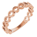 14K Rose Infinity Stackable Ring - 51703103P photo
