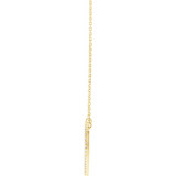 14K Yellow 1/4 CTW Diamond Heart 16 Necklace - 66415100003P photo 2