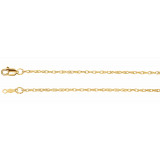 14K Yellow 1.5 mm Rope 7 Chain - CH473244061P photo