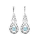 Gems One Silver (SLV 995) Stunning Fashion Earrings - ROL2238-SSCWT photo