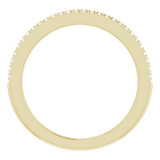 14K Yellow 1/8 CTW Diamond French-Set Anniversary Band - 123123601P photo 2